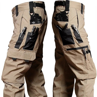 Wear Resistant Multi-pocket Cargo Pants for Men