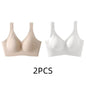 Women's Seamless Wire-Free Bra, Thin Style, Large Size