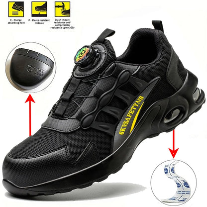 Men's Steel Toe Safety Shoes with Air Cushion