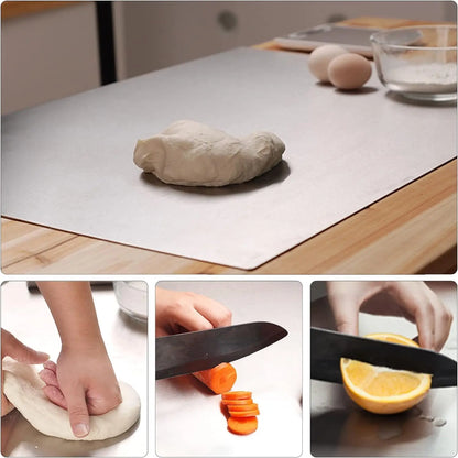 Stainless Steel Chopping Board 304 Non-slip Edge