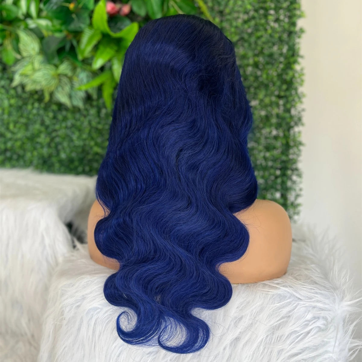 Dark Blue 13x4 Lace Front Wig Human Hair Body Wave