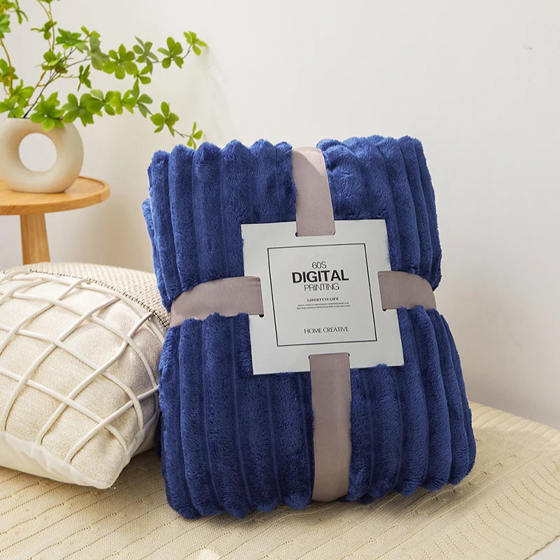 Coral Velvet Blanket Plush Soft Warm Throw