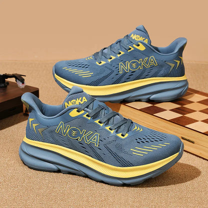 Men's Breathable Mesh Running Shoes for Outdoor Use