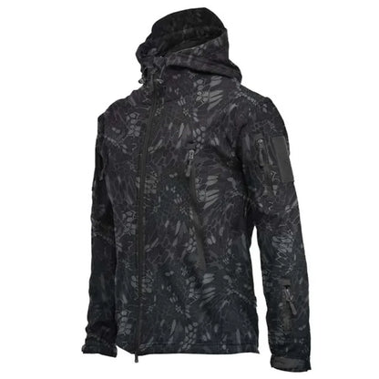 Men's Tactical Windproof Waterproof Soft Shell Jacket