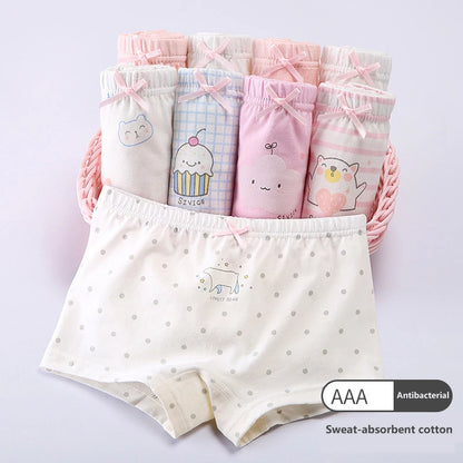 Children's Cotton Boxer Briefs for Girls