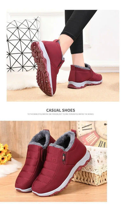 Men's Cotton Casual Ankle Boots for Winter