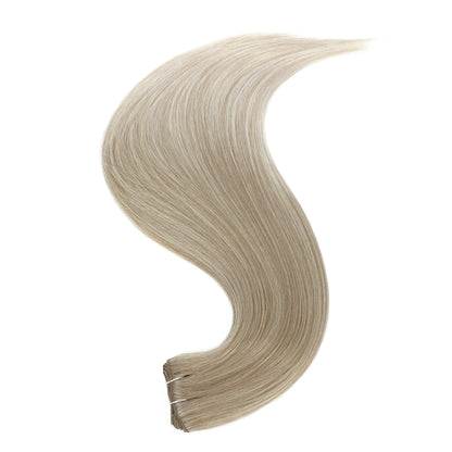 30 Inch Bone Straight Synthetic Hair Bundles Piano Blonde Ombre