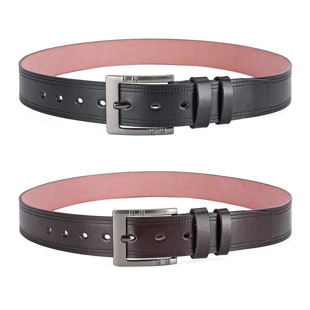 Men's Casual PU Leather Pin Buckle Belt Plus Size