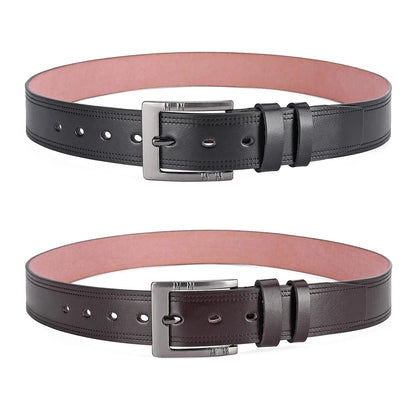 Men's Casual PU Leather Pin Buckle Belt Plus Size