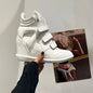 Women's Genuine Leather Ankle Boots with Hidden Heel