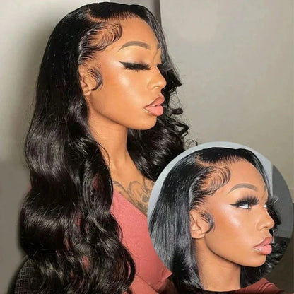 250% Body Wave Human Hair Wig 13x4 13x6 Lace Frontal