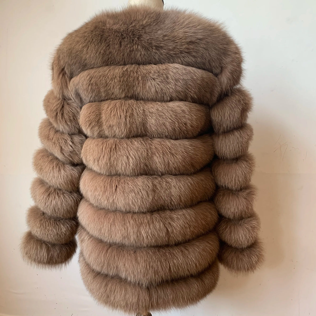4in1 Real Fox Fur Coat for Women