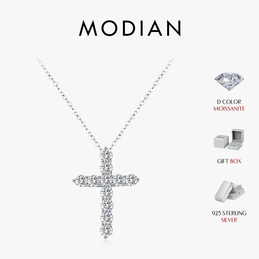 D Color Moissanite Pendant Necklace 925 Sterling Silver