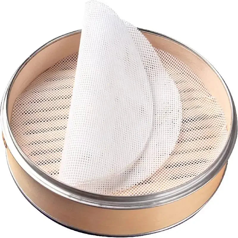 Silicone Steamer Mat Set Non-Stick White Kitchen Accessories