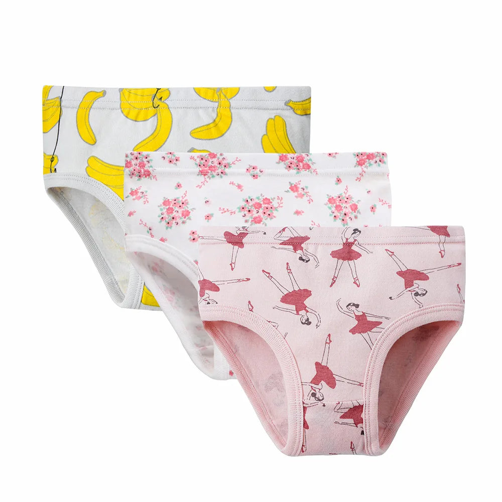Children's Girls Cotton Unicorn Print Panties