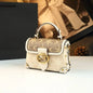 Stylish PU Box Bag for Women with Sequined Design