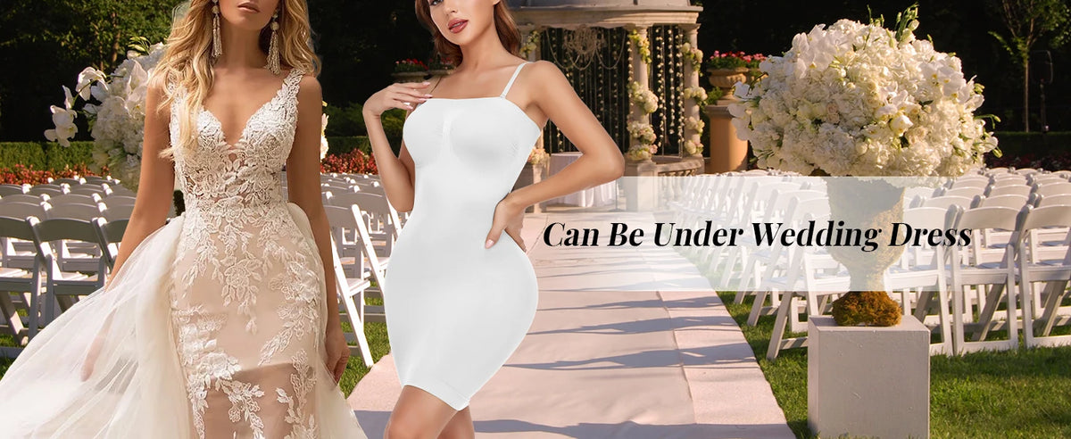 Strapless Shapewear Slip for Women Tummy Control Black Beige White