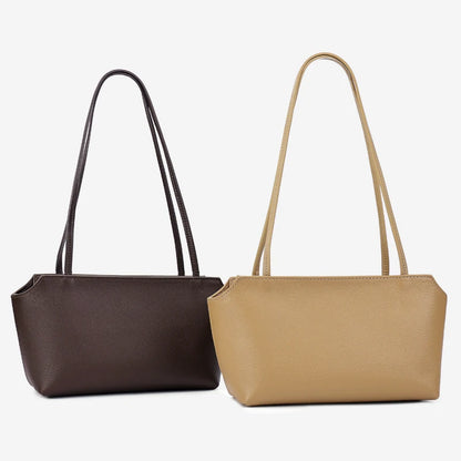 Genuine Cowhide Leather Mini Shoulder Tote Bag