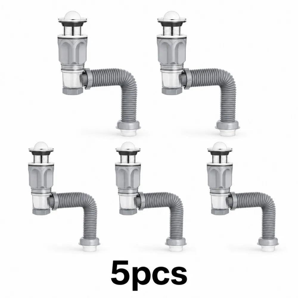 Kitchen Sink Drain Kit ABS and Stainless Steel