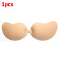 Invisible Push Up Bra Self-Adhesive Silicone Black Skin