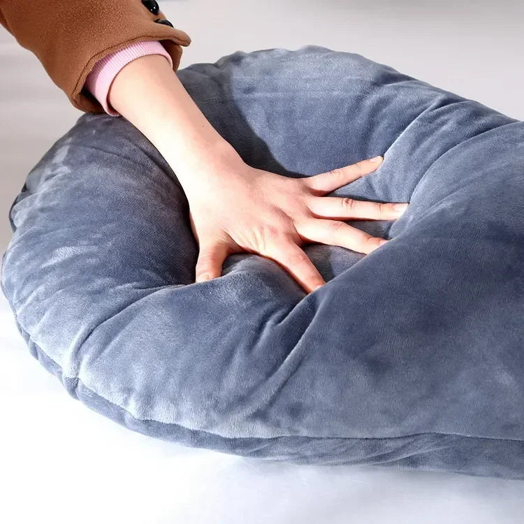 Full Body Pregnancy Pillow 130x70cm Polyester Fiber