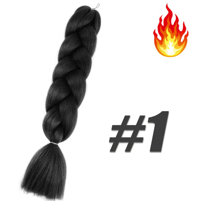 Synthetic Kanekalon Pre Stretched Curly Jumbo Braids
