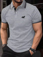 Men's Casual Short Sleeve Polo Shirt Summer Top
