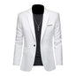 Men's Slim Fit Non-Ironing Casual Suit Jacket