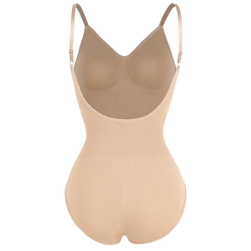 Low Back Bodysuit Shapewear for Women Black