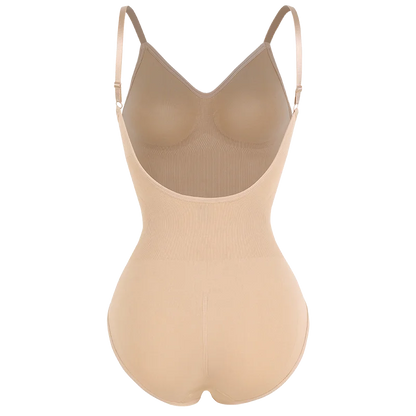 Low Back Bodysuit Shapewear for Women Black