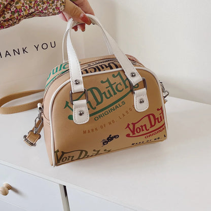 Large Capacity Crossbody Bag for Women Retro Design