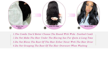 Body Wave Lace Frontal Wig Ash Blonde Human Hair 180 Density
