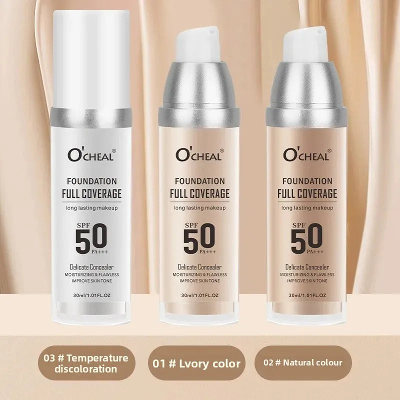 Color Changing Foundation Concealer Long Lasting Moisturizing