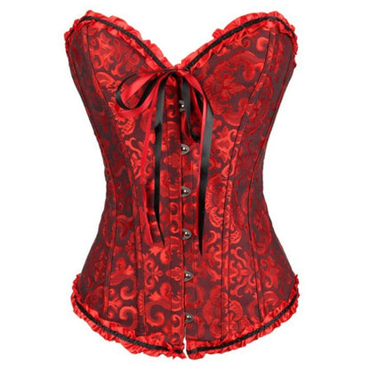 Gothic Lace Up Corset Shapewear for Women