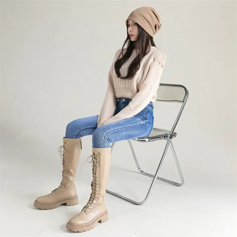Women's Winter Plush Stretch Skinny Jeans