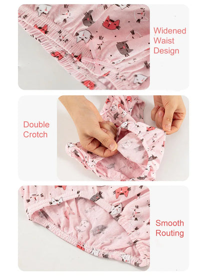 Cotton Girls Panties Rainbow Unicorn Cartoon Briefs