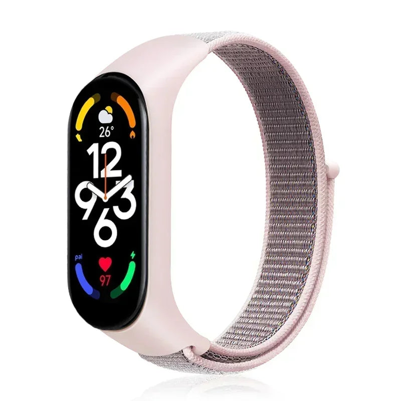 Nylon Adjustable Watchband for Xiaomi Mi Band 3 4 5 6 7