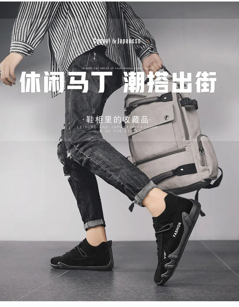 Men's Casual Hiking Shoes with Anti-Slip Comfort