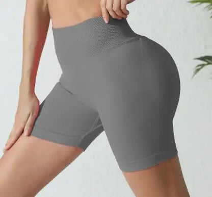 High Waist Seamless Gym Shorts for Women