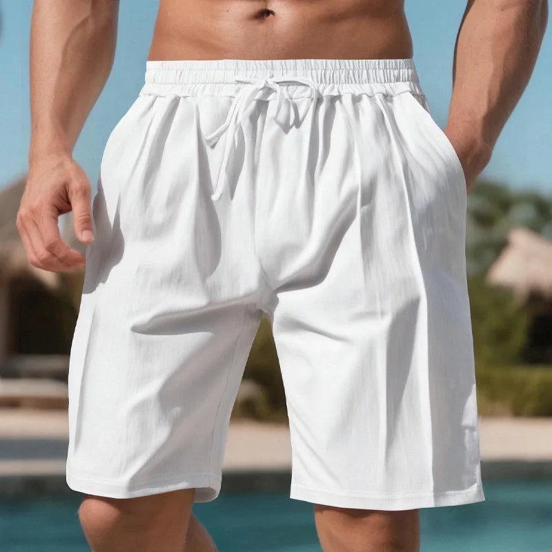 Men's Light Blue Quick Dry Beach Shorts