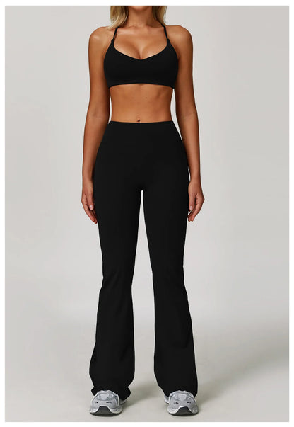 Yoga Suit Sports Set for Women Long Sleeve Athletic Wear