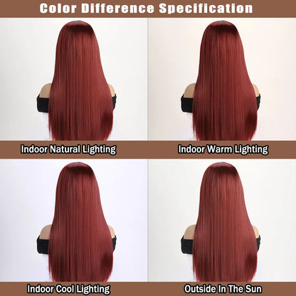 26 Inch Long Straight Synthetic Wig for Women