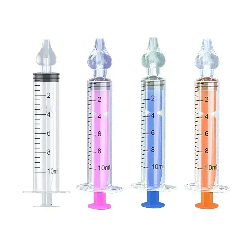 10ML Baby Nasal Aspirator Syringe Silicone Cleaner