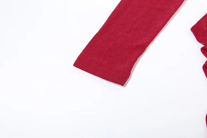 Maxi Dress Women Turtleneck Full Sleeve Backless