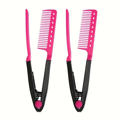 WANMEI Shaped Plastic Hair Detangling Comb