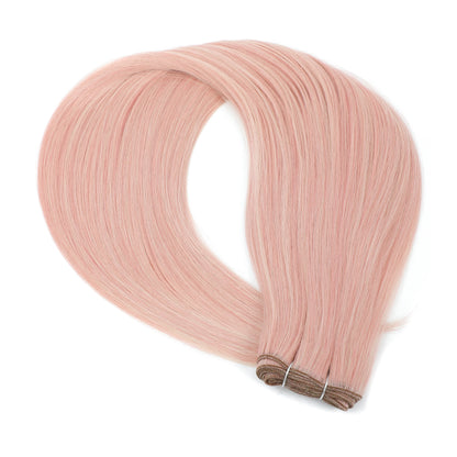 30 Inch Bone Straight Synthetic Hair Bundles Piano Blonde Ombre