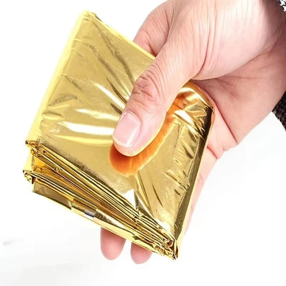 Gold Emergency Blanket Waterproof Insulation Tool 160x210cm