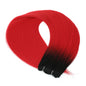 30 Inch Bone Straight Synthetic Hair Bundles Piano Blonde Ombre
