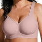 Wireless Push-Up Bra for Women, Soft Nylon Seamless Underwear