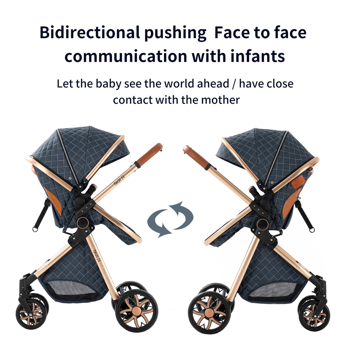 Lightweight 3 in 1 Baby Stroller Travel System